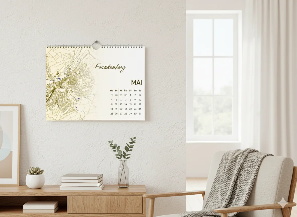 Motivbild Kalender Landlinien (Mockup KI generiert)